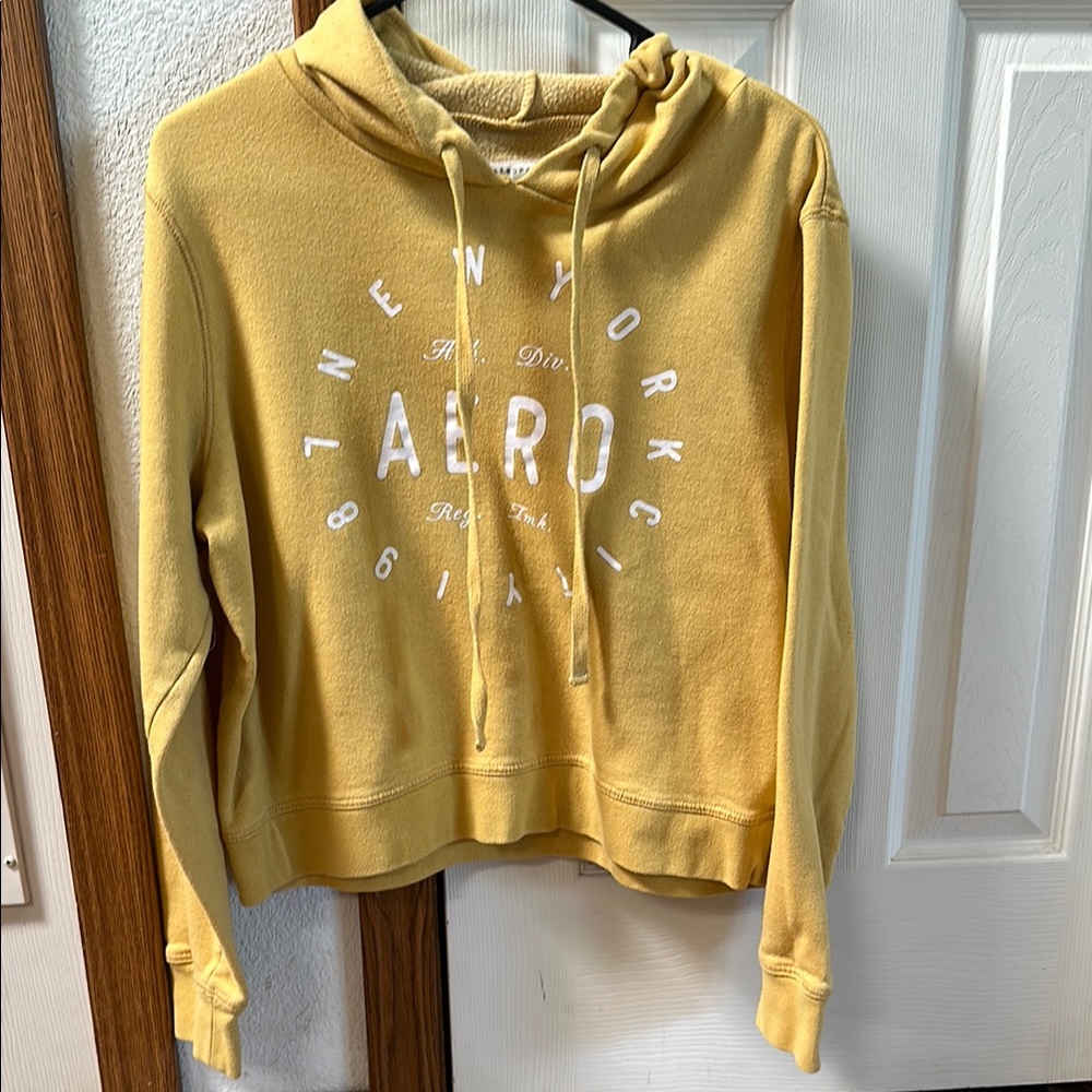 Yellow Women's Hoodie Sweater